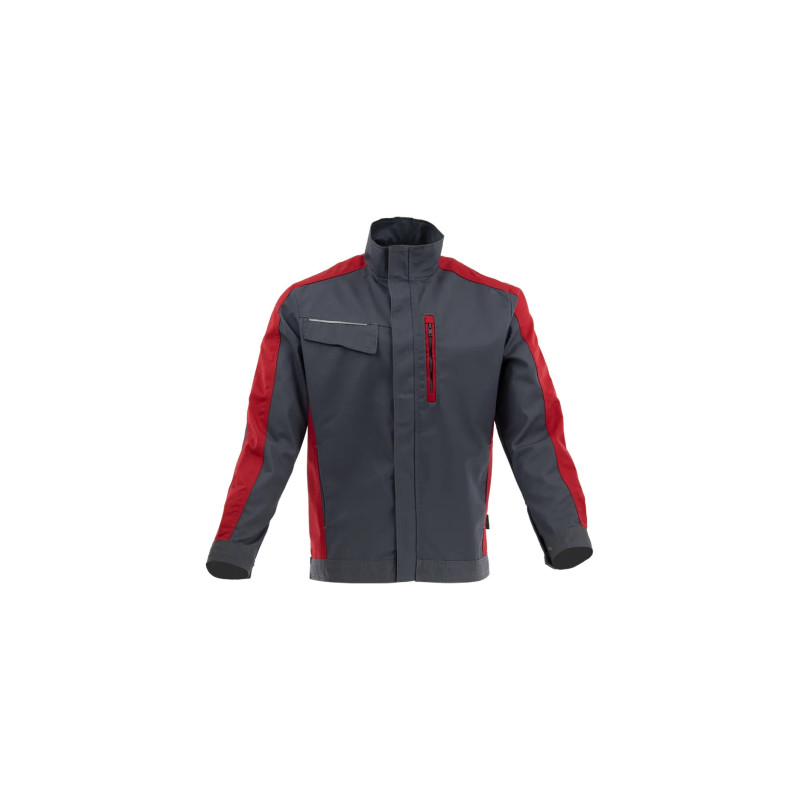 Bluza Sara Sternik New 1-04-185-71-50, szaro-czerwona