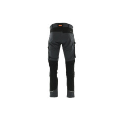 Spodnie do pasa Sara MOTIONFLEX 1-05-525-26-36 grafitowy-pomarańcz odblaskowy