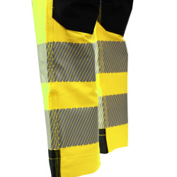 Spodnie do pasa, ostrzegawcze Polstar SEVEN KINGS FLASH, seledynowe