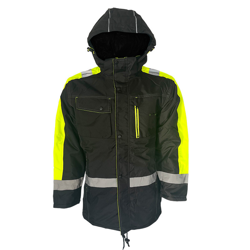 kurtka-ocieplana-dluga-consorte-orion-czarno-seledynowa