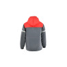 Kurtka ocieplana antyelektrostatyczna Piorun 1-08-850-71-50, szaro-czerwona