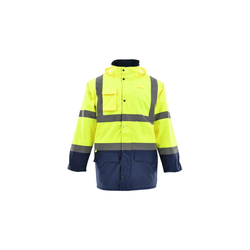 kurtka-dluga-ocieplana-ostrzegawcza-sara-drogowiec-winter-1-08-800-27-22-seledynowo-granatowa