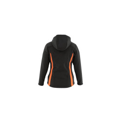Softshell damski Sara WOMAN PLUS 1-13-465-26-36, grafitowo-pomarańczowy