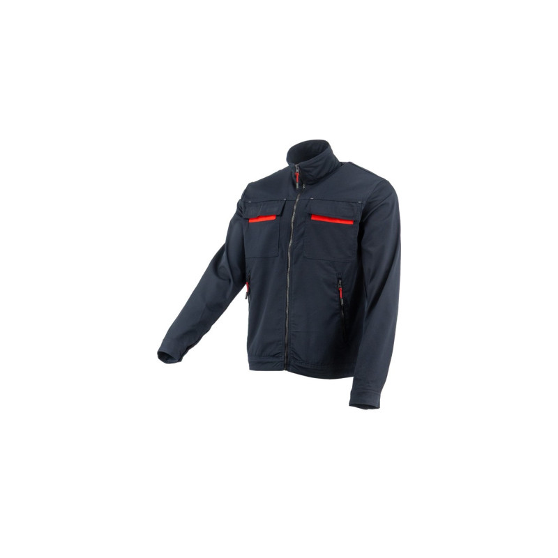 Bluza Sara ACTIFLEX 1-04-300-23-50, granatowo-czerwona