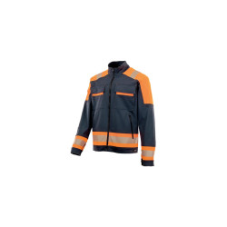 Bluza Sara ACTIFLEX NEO 1-04-305-26-36, grafitowo-pomarańczowa