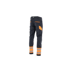 Spodnie do pasa Sara ACTIFLEX NEO 1-05-305-26-36, grafitowo-pomarańczowe