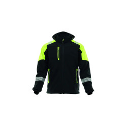 Softshell Sara Comfort Neo 1-13-625-25-27, czarno-seledynowy