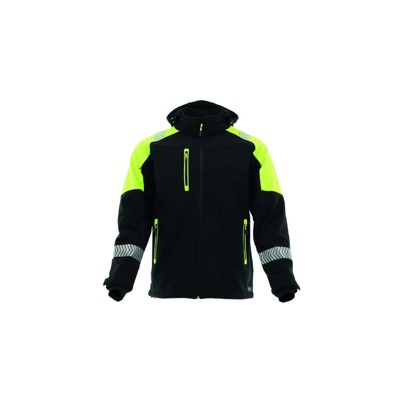 Softshell Sara Comfort Neo 1-13-625-25-27, czarno-seledynowy